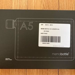 New & Unused A5 Memo Bottle in Box